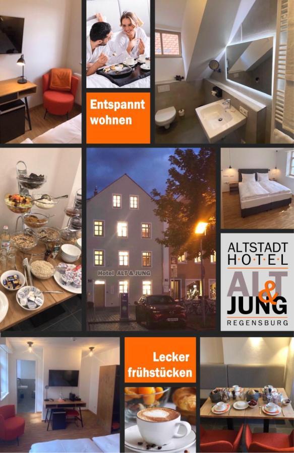 Altstadthotel Alt & Jung Регенсбург Экстерьер фото